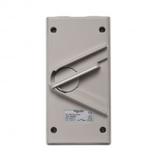 SCHNEIDER 20A 440V Wheatherproof Surface Mount Triple Pole Isolating Switch IP66 WHT20_GY